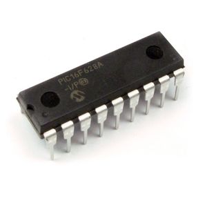 Microcontrôleur PIC16F628A -Gris/Noir