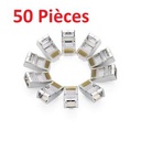 Connecteur RJ45 Blindés - 50 Pièces