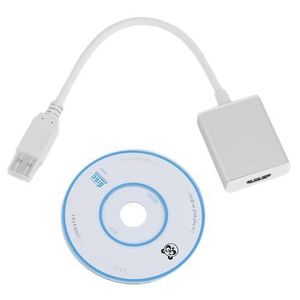 Transmission Haute Vitesse USB 3.0 Vers HDMI Câble Convertisseur Adaptateur Audio Vidéo