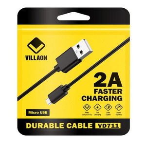 VILLAON Câbles USB Type C Pour Androïd - Noir