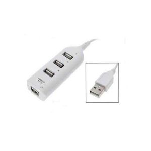 Multi-Port USB 4 En 1 - Blanc