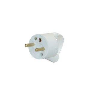 Fiche Mâle Broche Diamètre 4,8mm  - Blanc