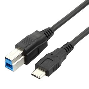 Cable USB-C Vers USB-B 3.0 1.5m - Noir