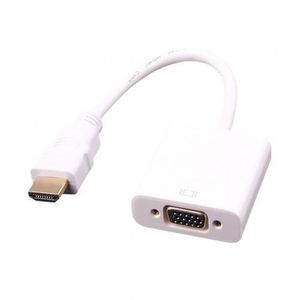 Convertisseur Adaptateur - HDMI Mâle Vers VGA Femelle - Blanc