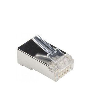 Tecno Connecteur RJ45 Blindé - 20 Pièces - Gris