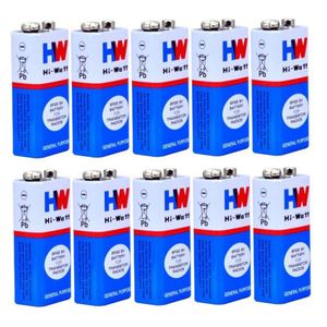 Batterie Hi-Watt 9v (Lot De 10) - Bleu/Blanc