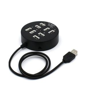Multiports USB HUB 8 Ports - Noir