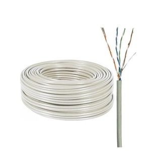 Câble Réseau Carton Catégorie 6 FTP Blindé 305 M - Gris