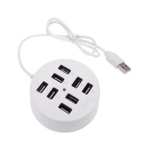Multiports USB HUB 08 Ports - Blanc