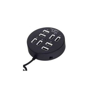 Multiports USB HUB 08 Ports - Noir