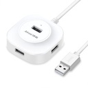 HUB - USB 2.0 - 4 Ports - Blanc