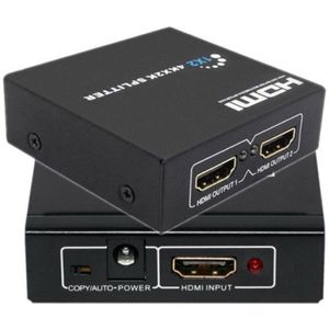 2 Port HDMI Splitter 1X2 HDMI Distributor HDMI 1 In 2 Out 3D&amp;full HD1080P