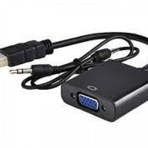 HDMI To VGA Converter Adapter Male To Female 3.5mm Audio