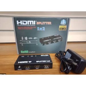 2 Port HDMI Splitter 1X2 HDMI Distributor HDMI 1 In 2 Out 3D&amp;full HD1080P