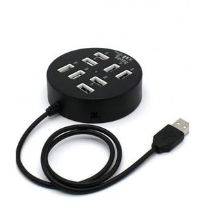 8 Ports USB HUB - Noir