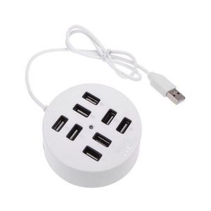 Support USB - 08-Ports - Blanc