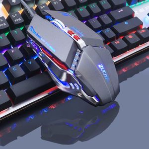 Detachable LED Optical Ergonomic USB Wired Gaming Mouse Mice DPI 4 Levels