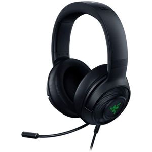 Razer Kraken X USB: Casque De Jeu, Gaming Casque Avec Son Surround Numérique (son Surround 7.1, Microphone Cardioïde Flexible, Ultra-léger)