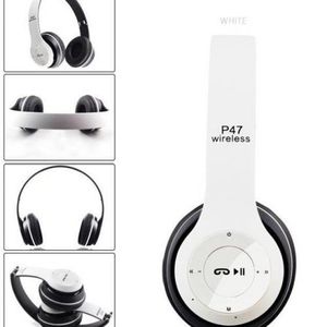 Casque  Bluethooth - Sans Fil- Blanc