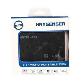 Haysenser Boîtier Externe Disque Dur Sata - 2,5 Pouces - USB 3.0/2.0 - Noir