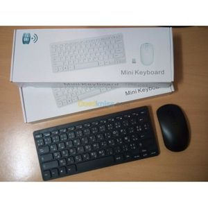 Mini Clavier + Souris Sans Fil  2.4G