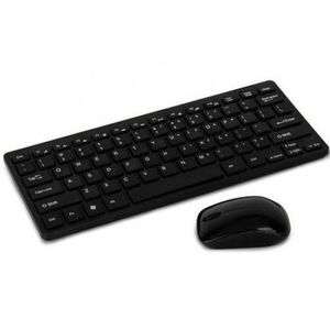 Mini Clavier Sans Fil AZERTY  + Souris Optique