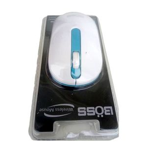 Souris Sans Fil Böss - USB - Blanc/Bleu