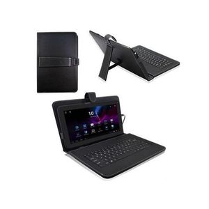 Etui + Clavier Compatible Tablette 10.1" - Noir