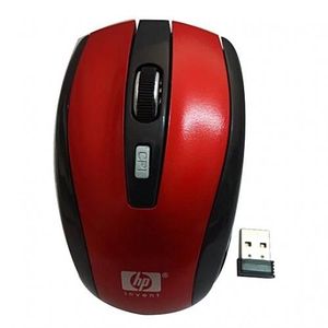 Hp Souris Optique Sans Fil 2.4 GHz - Noir/Rouge