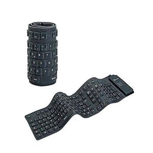 Clavier Flexible USB Avec Pavé Numérique  -Noir