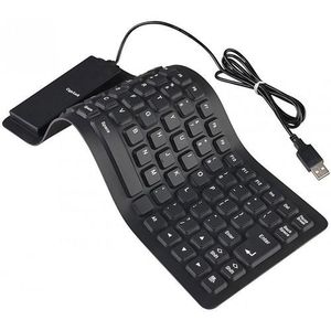 Clavier Ordinateur Flexible - Noir/bleu