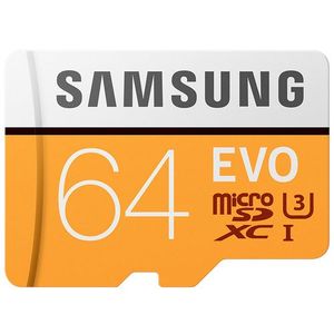 Samsung Evo Plus - Carte Mémoire - 64GB - MICRO SDXC - 100MB/S -Yellow