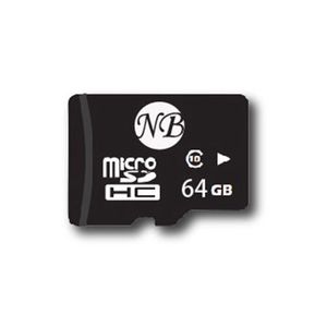 NB Carte Mémoire TF Micro SD 64GB - Noir