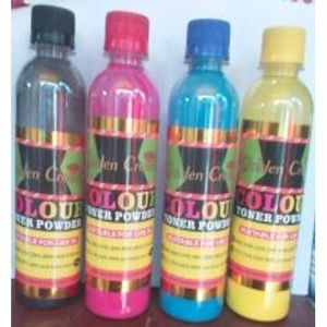 Golden Recharge D'Encre Couleur Laser  4x100g (Kit De 4 Bidons) - Noir/Rouge/Bleu/Jaune