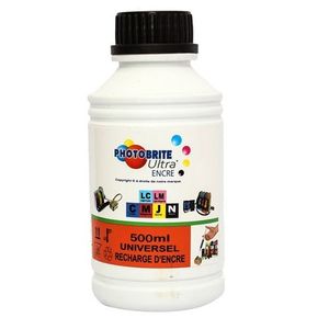 Recharge D'Encre Photobrite  500ml - Noir