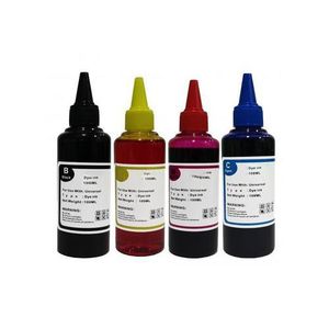 Bouteille D'encre - Compatible Epson &amp; Canon à Réservoir - 100ML - 4 Couleurs