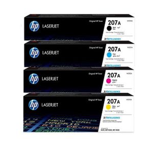 Hp Pack De 4 Cartouches De Toner Laser HP 207A -  Black, Cyan, Yellow, Magenta