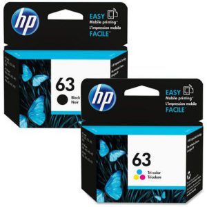 Hp Cartouches D'encres HP 63 Noir Et Couleur - Original