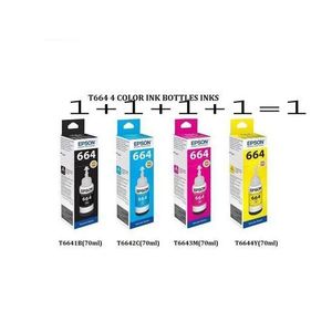 Epson Encre Epson T664 Complet De 4 Bouteilles D'encre