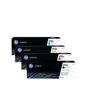 Hp 4 PIECES  Toner  HP 410 A -Bleu/ Rouge/ Jaune / Noir