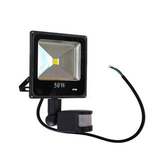 Projecteur  LED 20 W Équipé De Détecteur De Mouvement IP66 100% Programmable Noir/Blanc