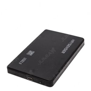 Boitier Disque Dur Externe 2.5&quot; - USB 2.0- Noir