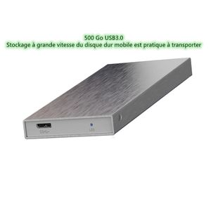 500 Go USB3.0 Stockage à Grande Vitesse Du Disque Dur Mobile Est Pratique à Transporter