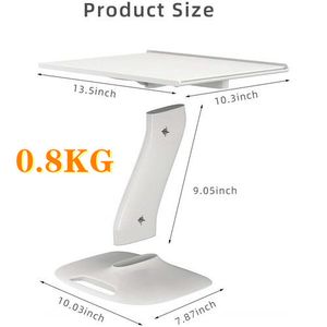 Table Pliante Pour PC -Amovible - 0.8kg Only - Blanc