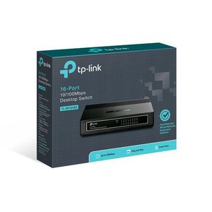 TP-Link Switch TP-Link - 16 Ports 10/100 Mbps TL-SF1016D - Noir