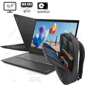 Lenovo PC Ordinateur Portable S145 - Core I3 -15'' - 4Go Ram - 1000Go - Noir - Garantie 6 Mois + Sac