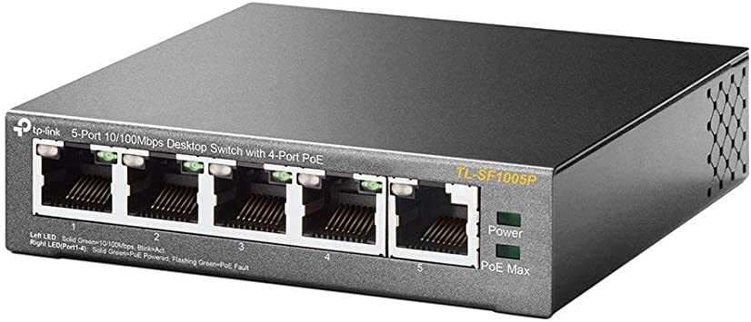 TP-Link Switch POE 5 Ports - TP-link - TL-SF1005P - 10/100