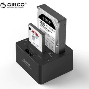 Orico Station D'Accueil USB 3.0 Duplicateur De Disques SATA HDD SSD 2.5" 3.5" - Noir