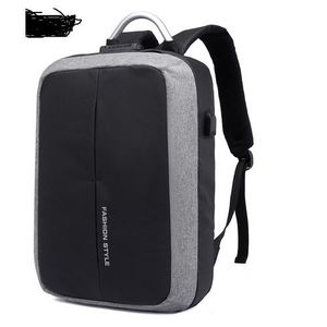 Sac à Dos à Port Usb Antivol - Noir/Gris