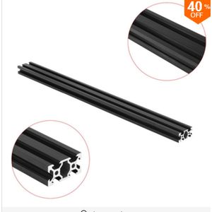 Cadre D'Extrusion En Aluminium 2040 - 100mm - Noir